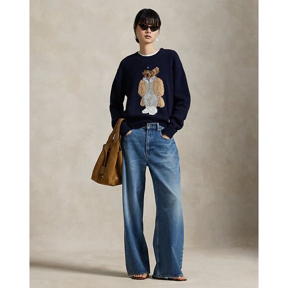 NWT Polo Ralph Lauren Polo Bear Wool-Cashmere-Blend Sweater size XXL - Picture 1 of 9